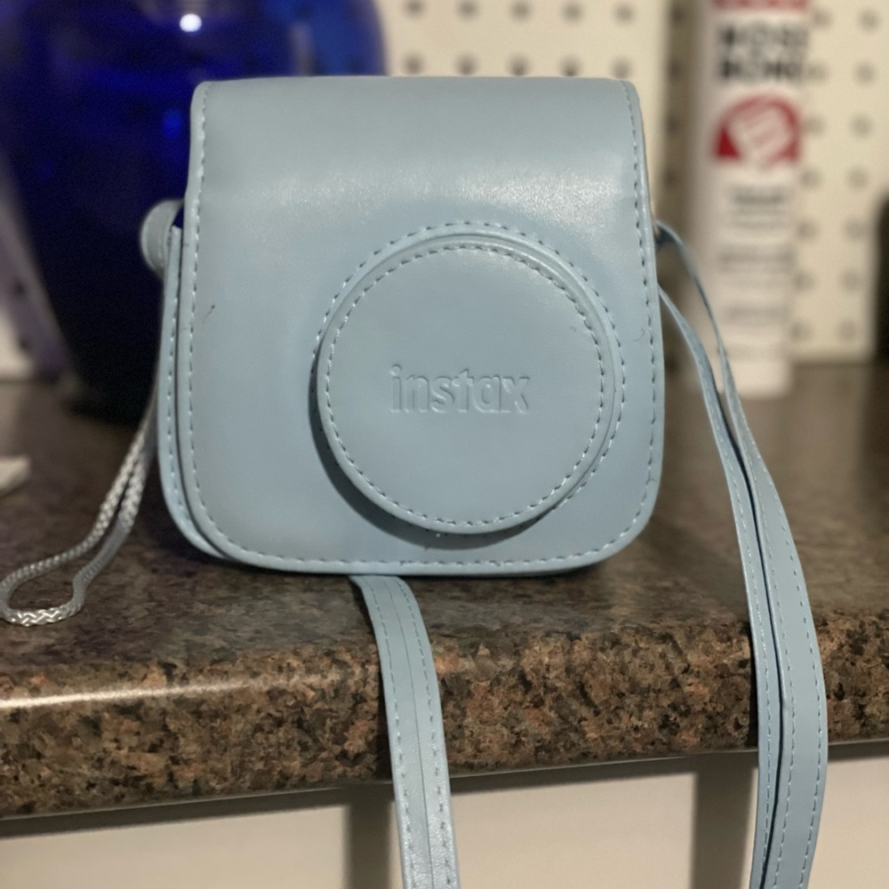 Instax Light Blue Camera Bag mini 7 plus